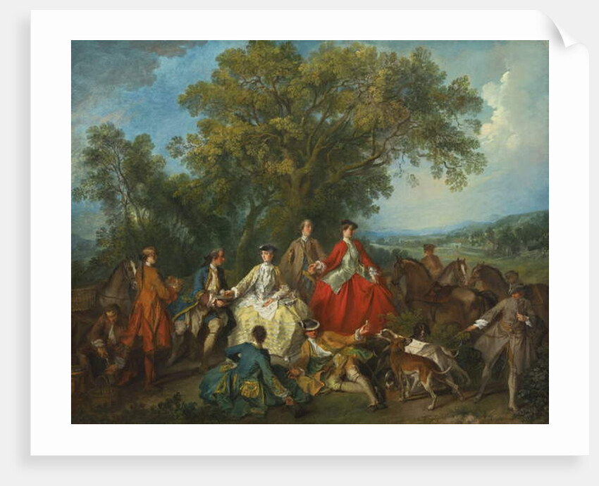 Picnic after the Hunt, c.1735-40 by Nicolas Lancret