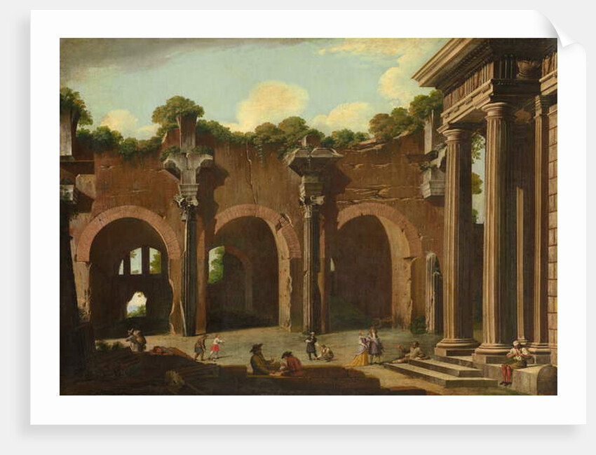 The Basilica of Constantine with a Doric Colonnade, 1685-90 by Niccolo Codazzi