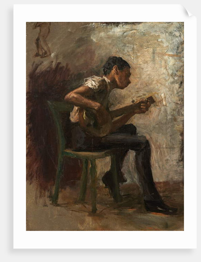 Study for 'Negro Boy Dancing': The Banjo Player, c.1877 by Thomas Cowperthwait Eakins