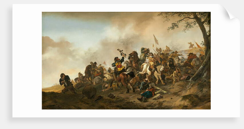 Battle Scene, c.1645-6 by Philips Wouwermans or Wouwerman