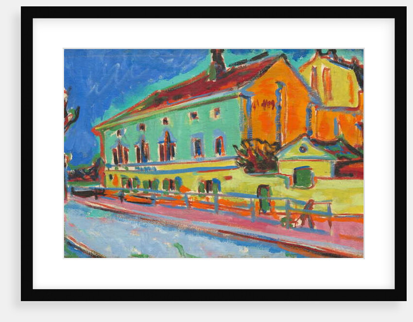 Dance Hall Bellevue, 1909-10 by Ernst Ludwig Kirchner