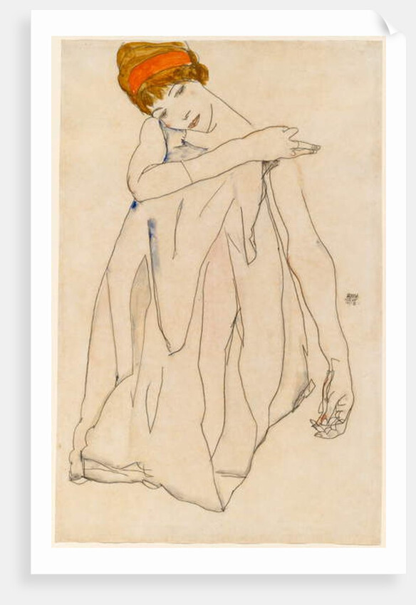 Dancer, 1913 by Egon Schiele