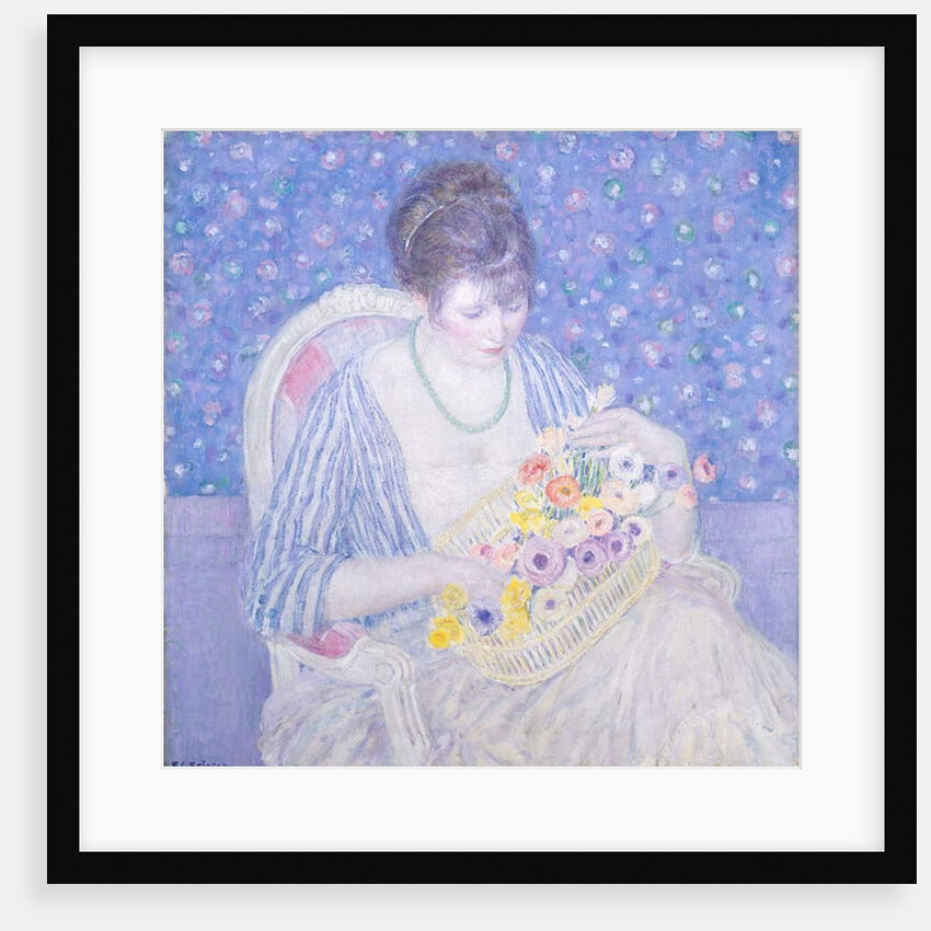 The Basket of Flowers, c.1913-17 by Frederick Carl Frieseke