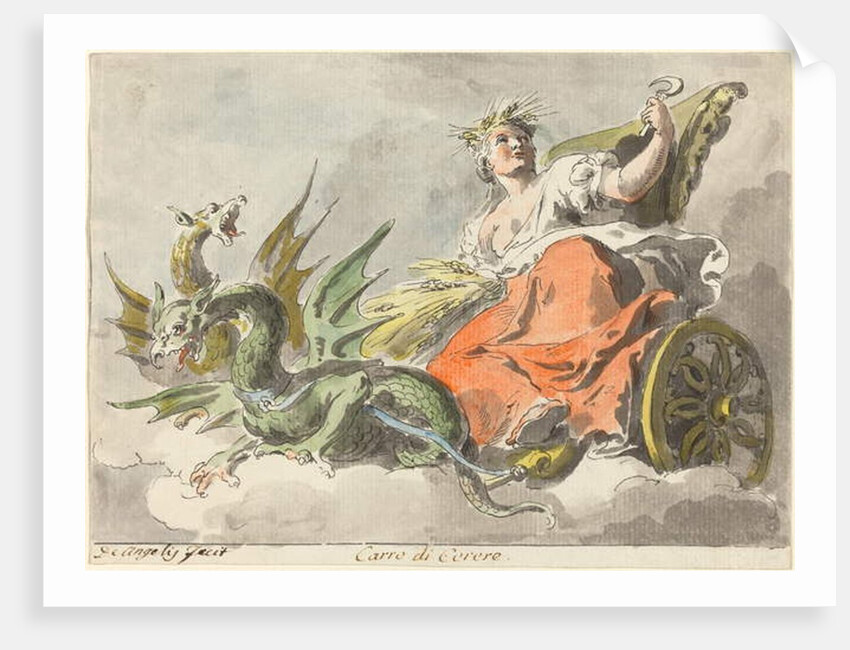Chariot of Ceres by Italian School