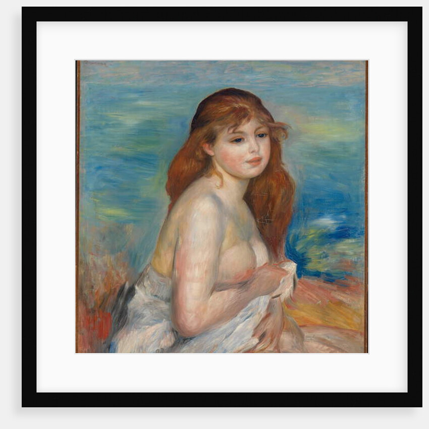 The Blonde Bather, c.1883 by Pierre Auguste Renoir