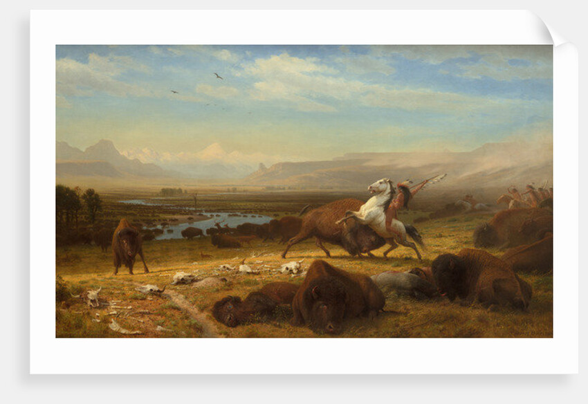 The Last of the Buffalo, c.1888 by Albert Bierstadt