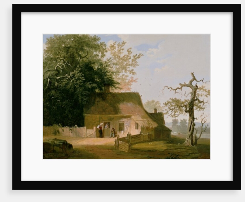 Cottage Scenery, 1845 by George Caleb Bingham