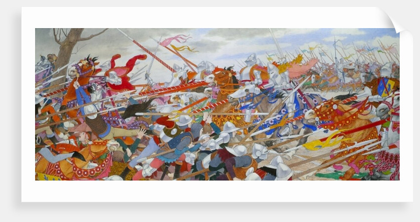 The Turmoil of Conflict, from Joan of Arc Series D, c.1905-11 by Louis Maurice Boutet de Monvel