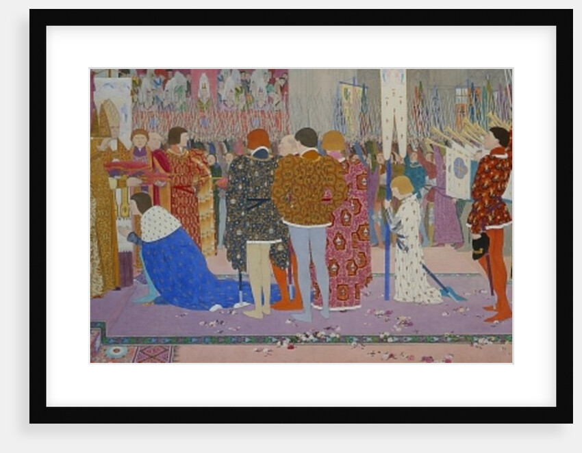 The Crowning at Reims of the Dauphin, from Joan of Arc Series E, 1907 by Louis Maurice Boutet de Monvel
