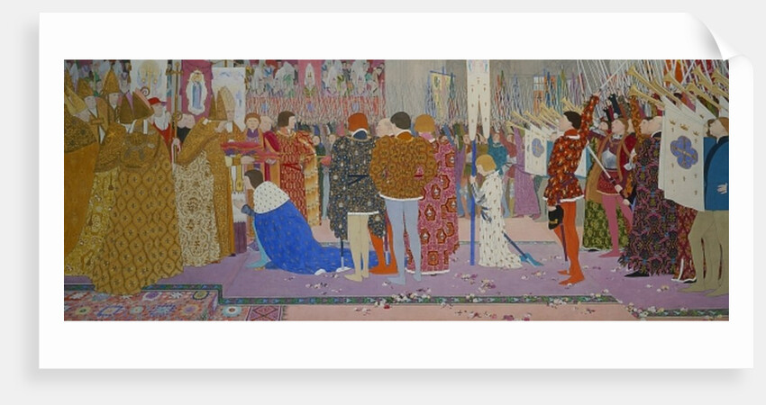 The Crowning at Reims of the Dauphin, from Joan of Arc Series E, 1907 by Louis Maurice Boutet de Monvel