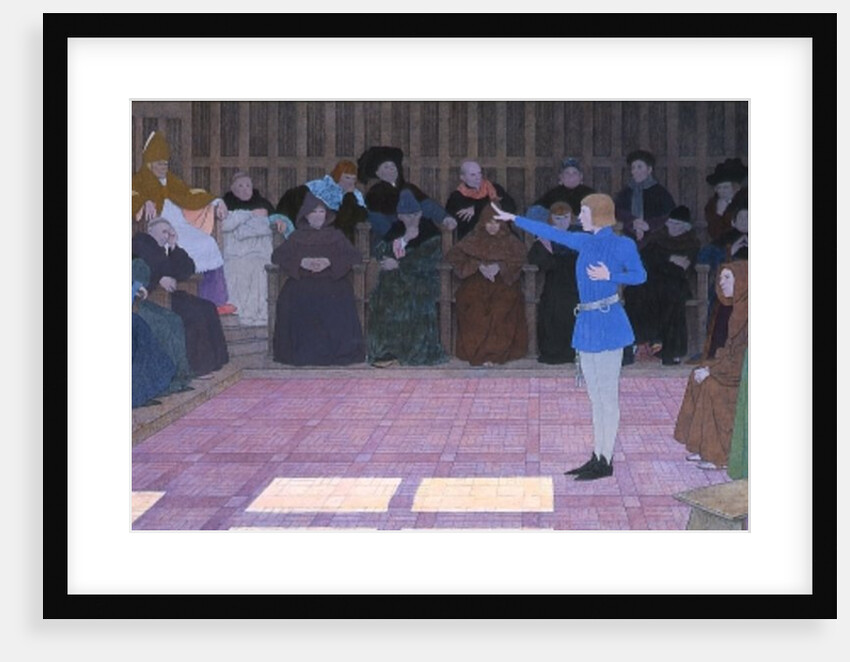The Trial of Joan of Arc, from Joan of Arc Series F, 1911 by Louis Maurice Boutet de Monvel