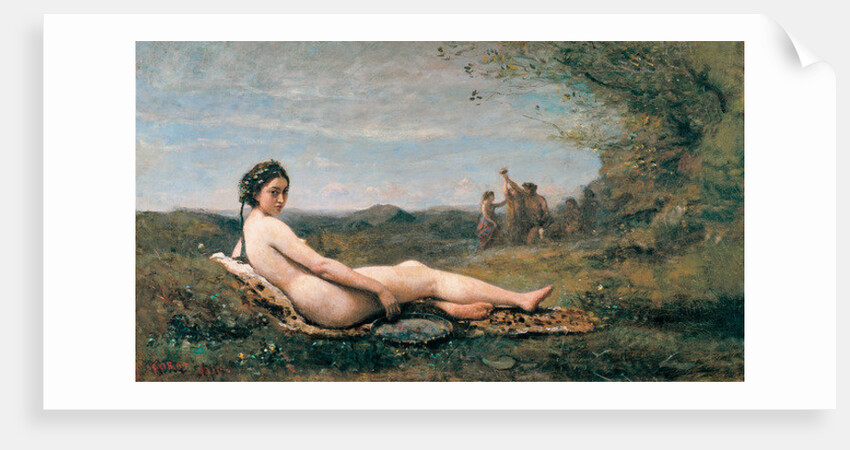 Repose, 1860 by Jean Baptiste Camille Corot