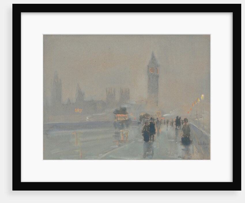 Big Ben, 1897 or 1907 by Childe Frederick Hassam