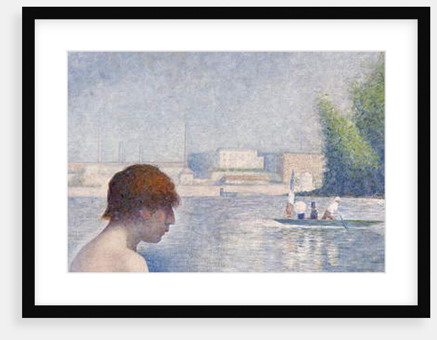 Bathers at Asnières, 1884 by Georges Pierre Seurat