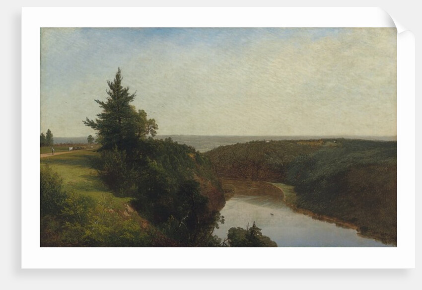 View on the Genesee near Mount Morris, 1857 by John Frederick Kensett