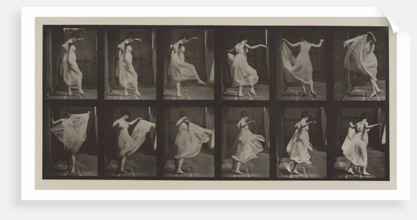 Plate Number 188. Dancing, 1887 by Eadweard Muybridge