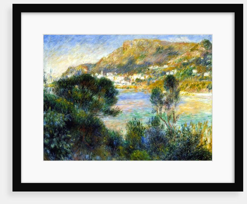 View From Cap Martin of Monte Carlo, c.1884 by Pierre Auguste Renoir