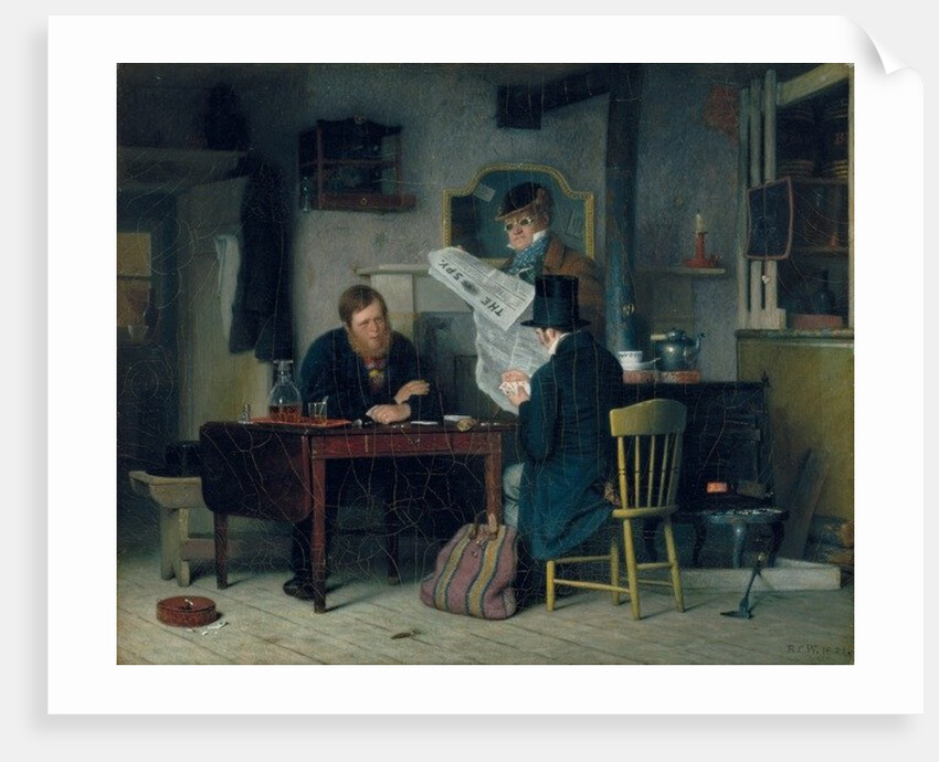 Waiting for the Stage, 1851 by Richard Caton Woodville