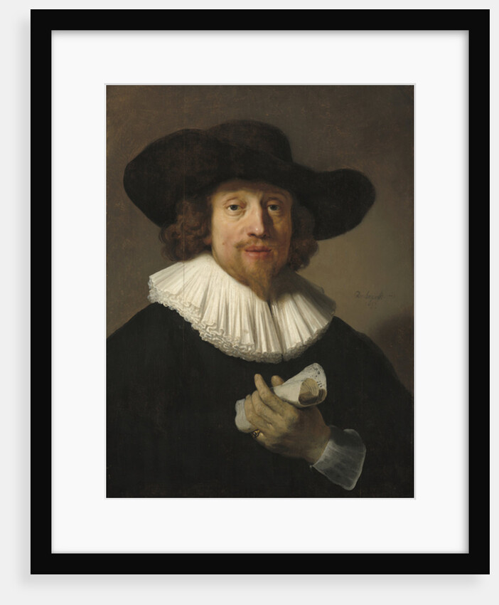 Man with Sheet of Music, 1633 by Rembrandt Harmensz. van Rijn