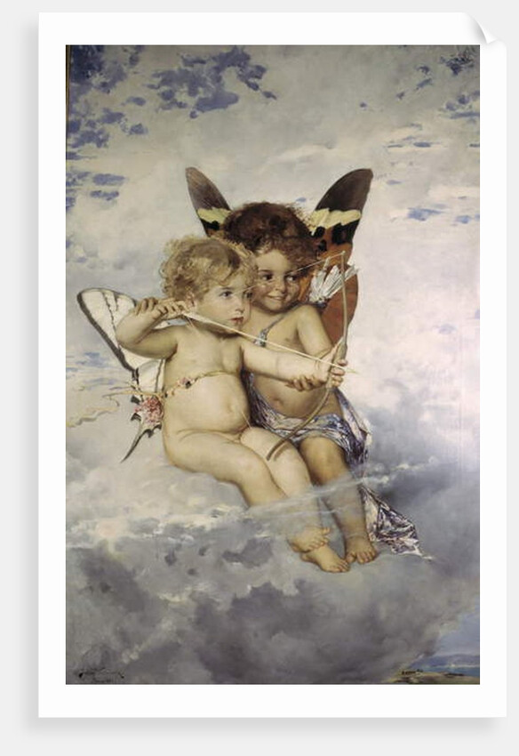 Cupids, 1881 by Julius Kronberg
