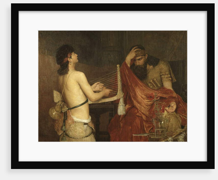 David and Saul, 1878 by Ernst Josephson