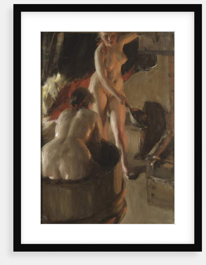 Girls from Dalarna Having a Bath, 1908 by Anders Leonard Zorn
