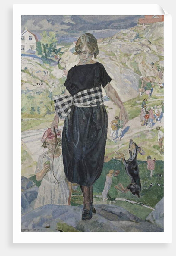 Jumping Dog, 1920 by Carl Wilhelm Wilhelmson