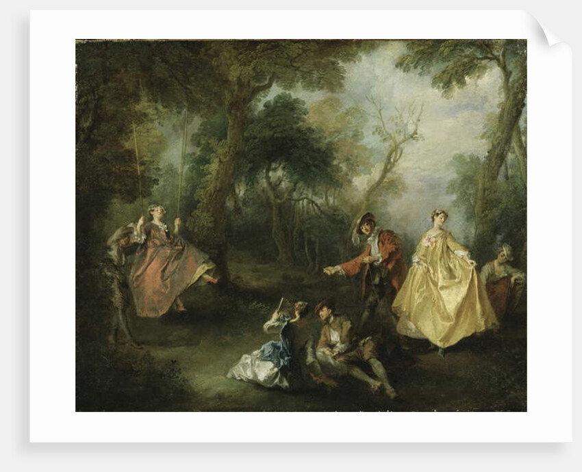 The Swing, 1729 by Nicolas Lancret