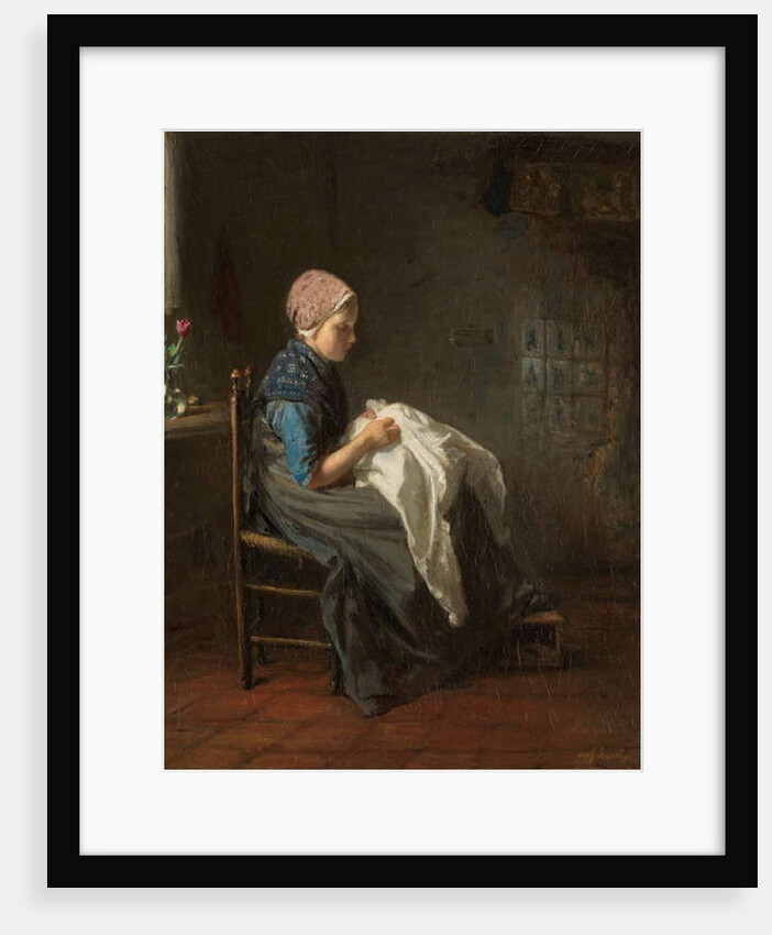 The Little Seamstress, 1850-88 by Jozef Israels