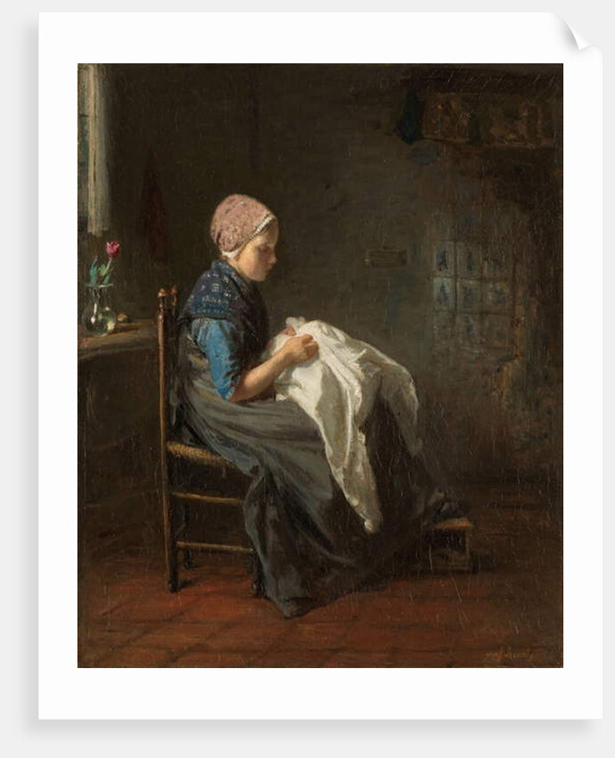 The Little Seamstress, 1850-88 by Jozef Israels