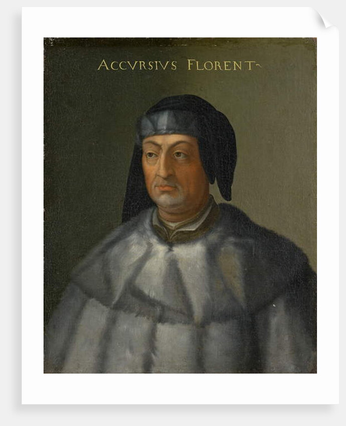 Portrait of Accursius, c. 1560 by Cristofano dell' Altissimo
