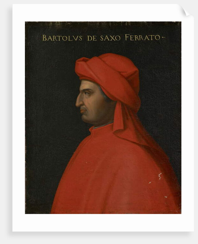 Portrait of Bartolo da Sassoferrato, c.1560 by Cristofano dell' (and workshop) Altissimo
