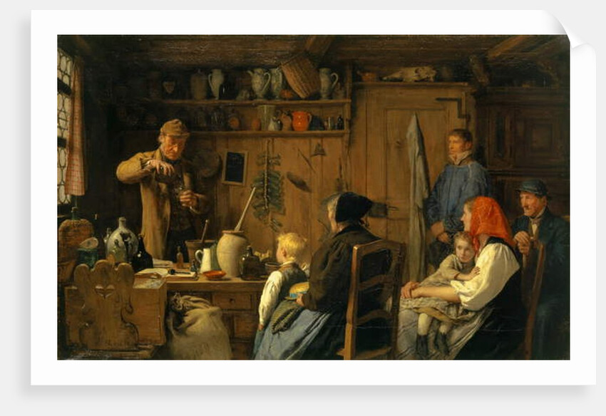 The Quack I, 1879 by Albert Anker