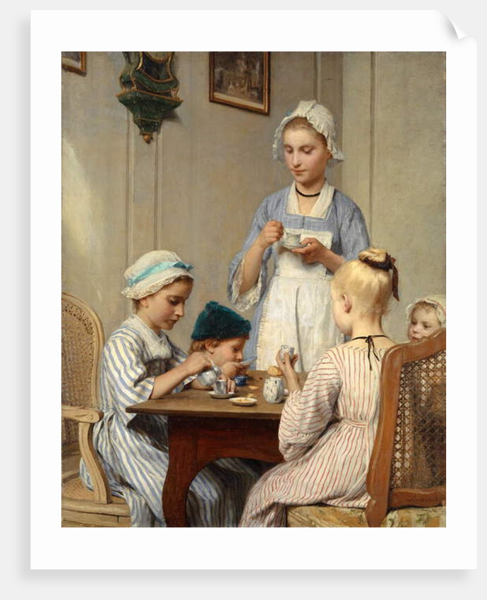 Children at Breakfast, 1879 by Jean-Baptiste Simeon Chardin