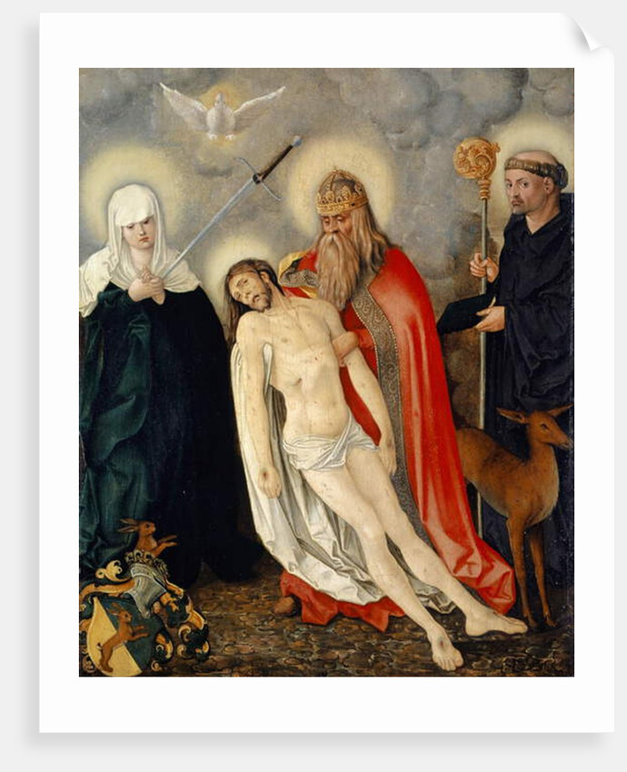 The Holy Trinity between the Lady of Sorrows and Saint Giles, c.1513-16 by Hans Baldung Grien