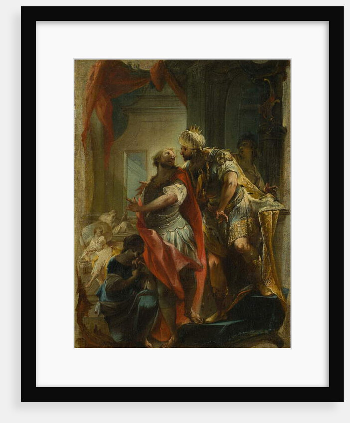 Saint Sampson with the Emperor Justinian, c.1750 by Johann Wolfgang Baumgartner