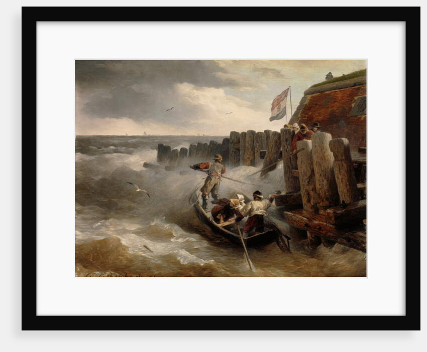 Seascape, 1894 by Andreas Achenbach