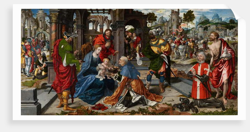 The Adoration of the Magi with the Donor Philippe de Villiers de l’Isle-Adam, c.1530 by Noel Bellemare