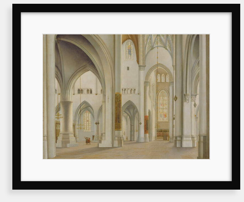 The Interior of Saint Bavo, Haarlem, 1628 by Pieter Jansz Saenredam