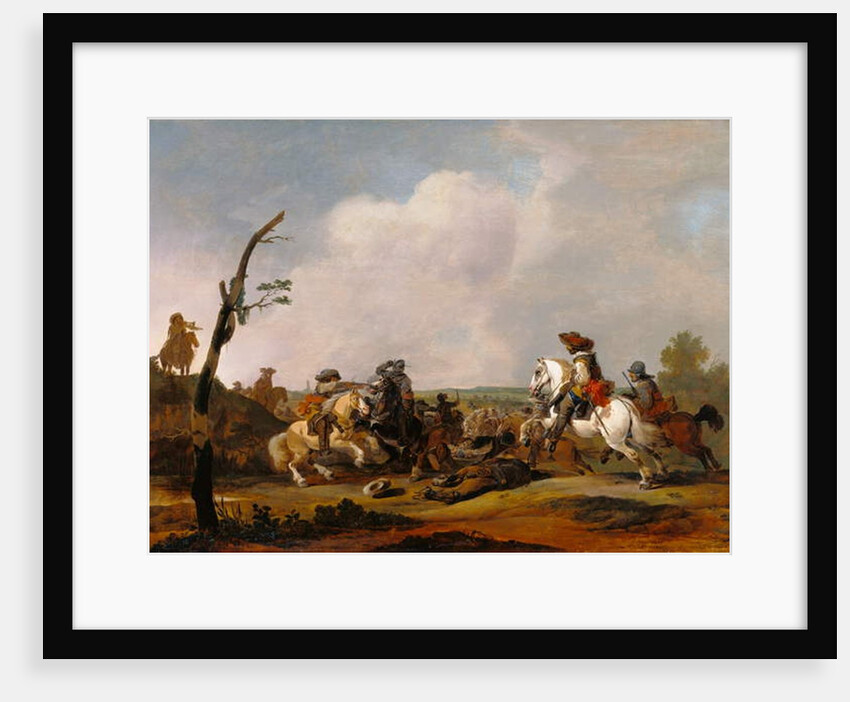 Battle Scene, c.1651-52 by Johannes Lingelbach