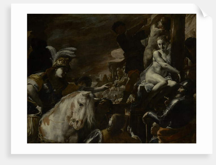 Clorinda Rescuing Sofronia and Olindo, c.1660 by Mattia Preti