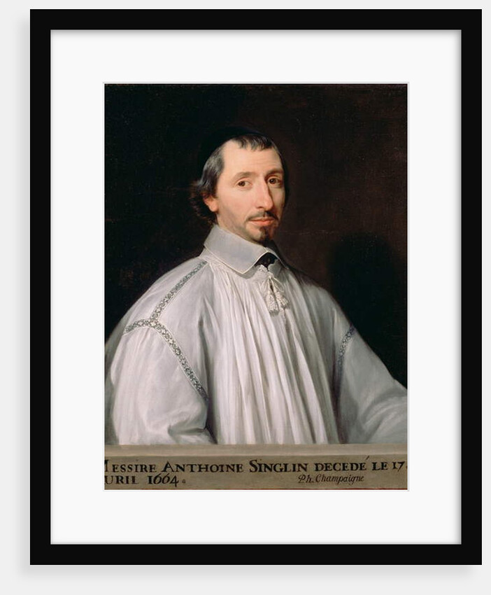 Antoine Singlin, c.1646 by Philippe de Champaigne
