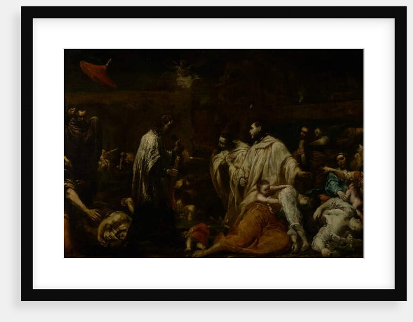 Blessed Bernard Tolomei Interceding for the Cessation of the Plague in Siena, c.1735 by Giuseppe Maria Crespi
