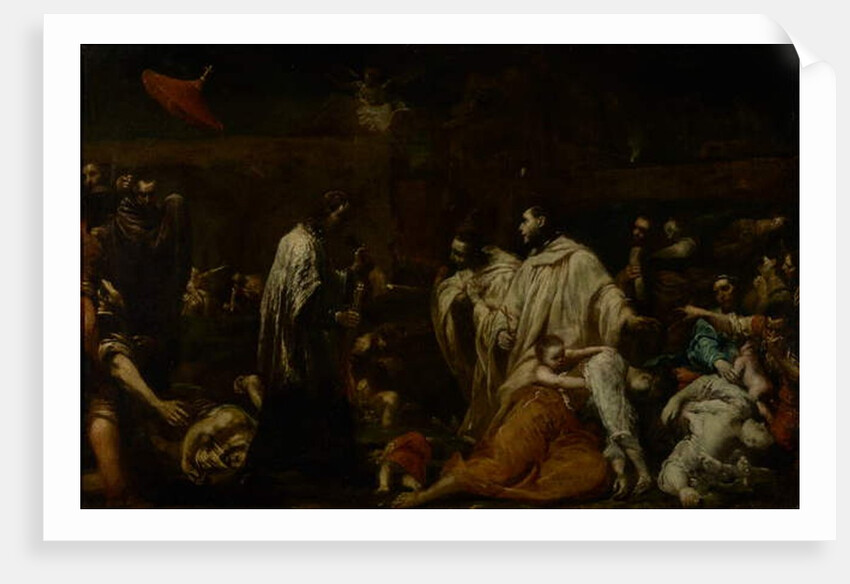 Blessed Bernard Tolomei Interceding for the Cessation of the Plague in Siena, c.1735 by Giuseppe Maria Crespi