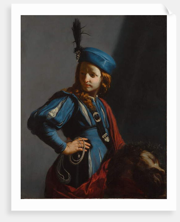 David with the Head of Goliath, c.1645-50 by Guido Cagnacci