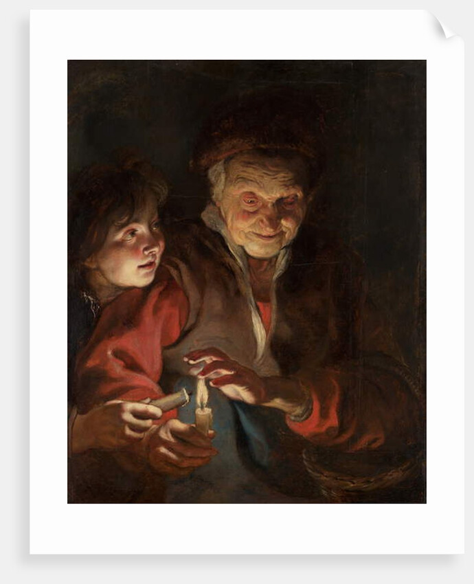 Old Woman and Boy with Candles, c.1616-1617 by Peter Paul Rubens
