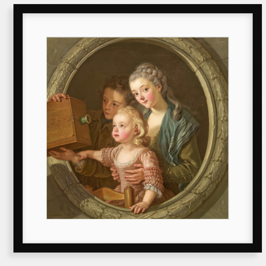 The Camera Obscura, 1764 by Charles-Amedee-Philippe van Loo