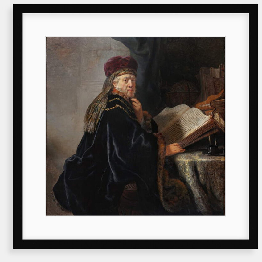 Scholar in His Study, 1634 by Rembrandt Harmensz. van Rijn