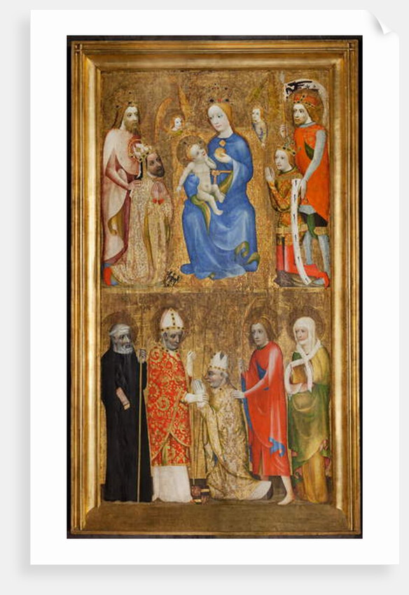 Votive Panel of Archbishop Jan Očko from Vlašim, before 1371 by Anonymous Anonymous