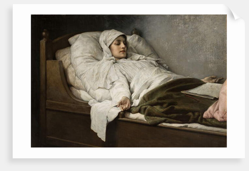 The Seeress of Prevorst in High Sleep, 1892 by Gabriel Max